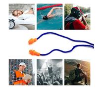 Tappi auricolari protezione orecchie cablati silicone riutilizzabili 20 pezzi 29