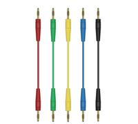 Tappi Banana Da 2 Mm Lead Prova Conduttori Metallo Forti Flessibili Connettore Tappi Banana Da 2 Mm Connettore 5 Pc Per Test Per Test Del Laboratorio Electronics Filo Prova Del