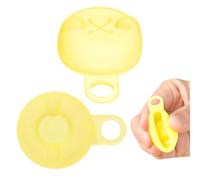 Tappi Bottiglia Silicone - Tenuta Ermetica | Coperchi Riutilizzabili Lattina con Foro Cannuccia | per Feste Esterno Viaggio Casa, 2 Pezzi Protezione Bevanda Alimentare Anti-Polvere per Lattine Vino