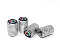 Tappi Cappucci Coprivalvole per Pneumatici Auto Alfa Romeo, Color, Set da 4