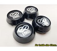 Tappi centrali Copriruote Dimensioni cerchio 63,5 mm. Carbonio nero per...
