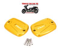 TAPPI COPERCHI VASCHETTA SERBATOIO OLIO FRENI TMAX 500 530 560 COLORE ORO