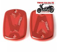 TAPPI COPERCHI VASCHETTA SERBATOIO OLIO FRENI TMAX 500 530 560 COLORE ROSSO