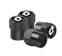 Tappi copri valvola per ruota Renault Clio alluminio gomme pneumatici auto 4 Pz.