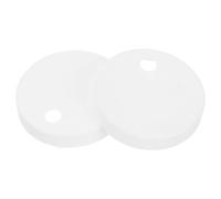 Tappi Copri Viti per Wc Rotondi in Plastica Bianca 60 Mm | Accessori Bagno per Sedile Wc, Copri Bulloni Discreti, Installazione Facile, Uso in Casa e Servizi Pubblici