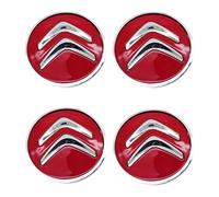 Tappi Coprimozzo per Citroen C1 C3 C4 C5 C6 C8 60MM, 4 Pcs Coprimozzi Auto Impermeabili, Antipolvere e Antiruggine Fregi Cerchi ABS Logo