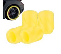 Tappi coprivalvola per pneumatici che si illuminano al buio, 4 tappi fluorescenti per valvole dei pneumatici, decorativi, coprivalvola per pneumatici, per equitazione e ciclismo