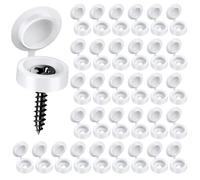 Tappi coprivite incernierati 500 pezzi Copri tappi in plastica a scatto pieghevoli for bulloni dadi hardware mobili auto