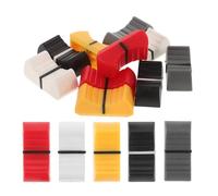 Tappi Cursore Fader per Mixer Audio, Foro 4mm, 50 Pezzi | Plastica, Colori Vivaci per Codifica, Uso in Studio e Regia, Ricambio per Tecnici e Fai da Te
