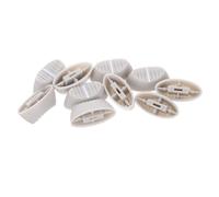 Tappi Cursore Mixer Grigi 10 Pezzi in Plastica per Sostituzione | Scorrimento Fluido, Montaggio Semplice, Uso Versatile, Affidabilità Durevole, Set da Dieci Pezzi