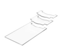 Tappi da parete per divano, 20 x 12 x 2 cm, protezioni trasparenti per mobili, bloccanti antiscivolo, movimento scorrevole, per testiera del , armadio, base materasso, protezione per la pugnalata