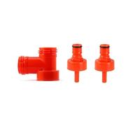 Tappi di carbonatazione in plastica con raccordo a T for tappo di carbonatazione for bottiglie in PET, birra, acqua gassata, accessori for la produzione casalinga di bevande analcoliche