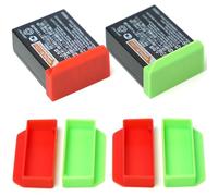 Tappi di protezione per batteria Fujifilm NP-W126, NP-W126S, indicatore di livello, Dustproof (per NP-W126/NP-W126S)