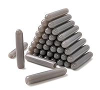 Tappi di protezione per cestello lavastoviglie, 40 pezzi, in silicone, grigio, 25 x Ø 5 mm, punte di protezione universali per la maggior parte delle lavastoviglie