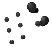 Tappi di ricambio in silicone per auricolari Sony WF-C500/WI-C200, cuscinetti di ricambio per auricolari, 6 pezzi, colore nero