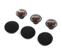 Tappi di ricambio per auricolari Plantronics per Voyager 5200 5220, realizzati in silicone e schiuma per bloccare il rumore ambientale durante l'uso attivo dello stile di vita (3 pezzi da 14 mm)