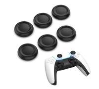 Tappi di ricambio per joystick per controller PS5/PS4, cover per pulsanti controller IINE PS5/PS4, accessori di ricambio 3D analogici, 6 pezzi