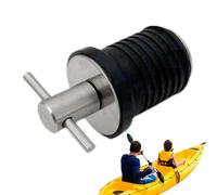 Tappi di scarico per barche - Tappo per barche con manico in acciaio inossidabile - Strumento antiannegamento in gomma accessorio nautico per mare, lago, fiume, serbatoio