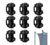 Tappi di sicurezza per recinzione - Coperture per trampolino da 2,5 cm, cappucci per pali resistenti | Protezione per rete trampolino, tappi in PP antiusura per una rete sicura, prolungare la durata