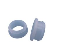 Tappi di tenuta in gomma, Tappi antipolvere, 10 pezzi/set di tappi for fori passacavo in gomma siliconica a scatto da 2 mm a 30 for proteggere il cablaggio del cavo(Transparent,A18mm Hole14mm)