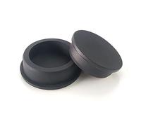Tappi di tenuta in gomma, Tappi antipolvere, Tappi for fori in gomma siliconica bianca e nera, tappi terminali, inserti for tubi, antipolvere, dimensioni A=6,8 mm~201,5 mm(White 21mm 2pcs)