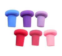 Tappi di vino in silicone 6pcs tappi tappi per bottiglia per bevande