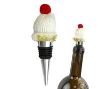 Tappi di vino per bottiglie di vino, tappi per bottiglie di vino,Tappi per bottiglie di vino per cappello di Babbo Natale più vicini | Tappi per vino decorativi riutilizzabili, decorazione per