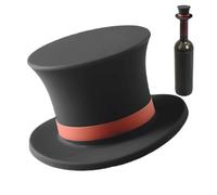 Tappi di vino,Tappo di bottiglia di vino | Silicone per bottiglie a forma di cappello,Tappi riutilizzabili, sigillante birra, decorativo per, schiumoso, bottiglie c