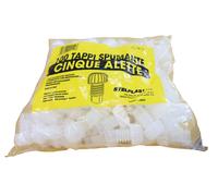 Tappi e gabbiette per bottiglie spumante confezione 100 pezzi