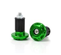 Tappi estremità manubrio moto Manopole Per Aprilia Estremità Manubrio Moto Cross Manopole Contrappeso Manubrio Slider(VERDE)