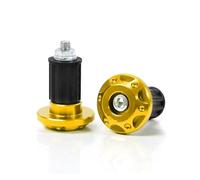 Tappi estremità manubrio moto Manopole Per Aprilia Estremità Manubrio Moto Cross Manopole Contrappeso Manubrio Slider(D'oro)