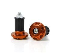 Tappi estremità manubrio moto Manopole Per Aprilia Estremità Manubrio Moto Cross Manopole Contrappeso Manubrio Slider(Arancia)