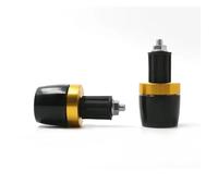 Tappi estremità manubrio moto Moto 7/8 "Maniglia Bar Impugnature Estremità Grip Contrappeso Tappo Slider Per ZX10R(ORO)
