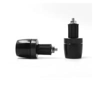 Tappi estremità manubrio moto Moto 7/8 "Maniglia Bar Impugnature Estremità Grip Contrappeso Tappo Slider Per ZX10R(Nero)