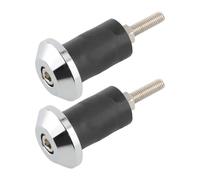 Tappi estremità manubrio moto Per Aprilia Per Tuono Per Mana Per Sportcity SR50R Manubrio Moto Estremità Manopole Tappo Manubrio Slider 7/8" 22mm 25mm(ARGENTO,B)