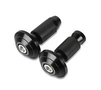 Tappi estremità manubrio moto Tappo Antivibrazione Per Manopole Manubrio Aprilia Dirt Bike(Nero)