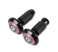 Tappi estremità manubrio moto Tappo Antivibrazione Per Manopole Manubrio Aprilia Dirt Bike(ROSA)