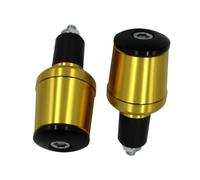 Tappi estremità manubrio moto Tappo Contrappeso Manubrio Scorrevole 22 Mm Manopole E Terminali Manubrio Per Moto(ORO)