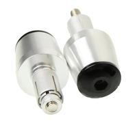 Tappi estremità manubrio moto Terminali Manubrio 7/8'' Moto Con Tappi Manopole Per Aprilia(Siliver)