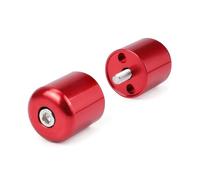 Tappi estremità manubrio moto Terminali Manubrio Per Suzuki GSX-R 600 750 GSXR 1000 Tappi Manopole Pesi E Slider(ROSSO)