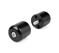 Tappi estremità manubrio moto Terminali Manubrio Per Suzuki GSX-R 600 750 GSXR 1000 Tappi Manopole Pesi E Slider(Nero)