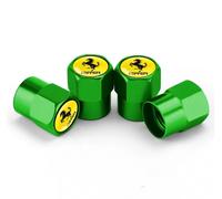 Tappi FERRARI copri valvola per ruota alluminio gomme pneumatici auto 4 Pz. ️