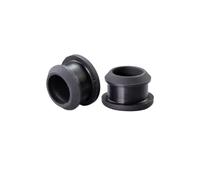 Tappi for fori in gomma siliconica nera/trasparente da 2,5 mm a 30 mm, guarnizioni, tappi terminali di chiusura, tappi di tenuta(Black,A - 4.5mm(10pcs))