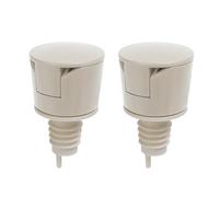Tappi for vino 20 pezzi for bottiglie di olio chiusura in gomma A prova perdite Ugelli in plastica for uso alimentare Spruzzatore liquori Versatore Bicchieri(White)