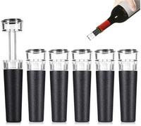 Tappi for vino 20 pezzi for bottiglie sottovuoto Riutilizzabili Pompa incorporata in silicone a tenuta stagna for mantenere fresco il Champagne
