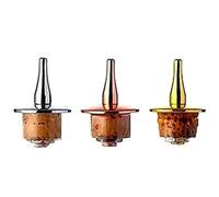 Tappi for vino 6 pezzi Tappo for bottiglia amaro for essenza Gocciolatore Liquore Dasher Tops Set da cocktail for mantenere fresco il Champagne(Mixed)