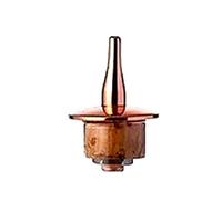 Tappi for vino 6 pezzi Tappo for bottiglia amaro for essenza Gocciolatore Liquore Dasher Tops Set da cocktail for mantenere fresco il Champagne(Copper)