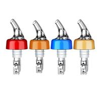 Tappi for vino Beccuccio versatore for bottiglia misurato automaticamente da 8 pezzi con tappi antipolvere for mantenere fresco il e lo champagne(Mixed,20ml)