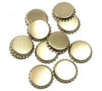 Tappi forati Ø 26 mm con guarnizione in plastica per bottiglie standard utilizzabile, argento, 500 Stück Kronkorken