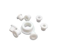 Tappi in gomma a forma di T in silicone, 5 tappi for fori passacavo in gomma siliconica multicolore da 5-28 mm for cavi elettrici(White,19mm(Bore 9mm))